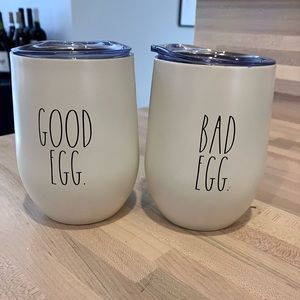 Rae Dunn wine tumblers
